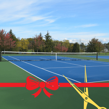 Tennis Courts Ceremony
