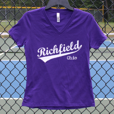 Richfield Purple V-Neck t-shirt