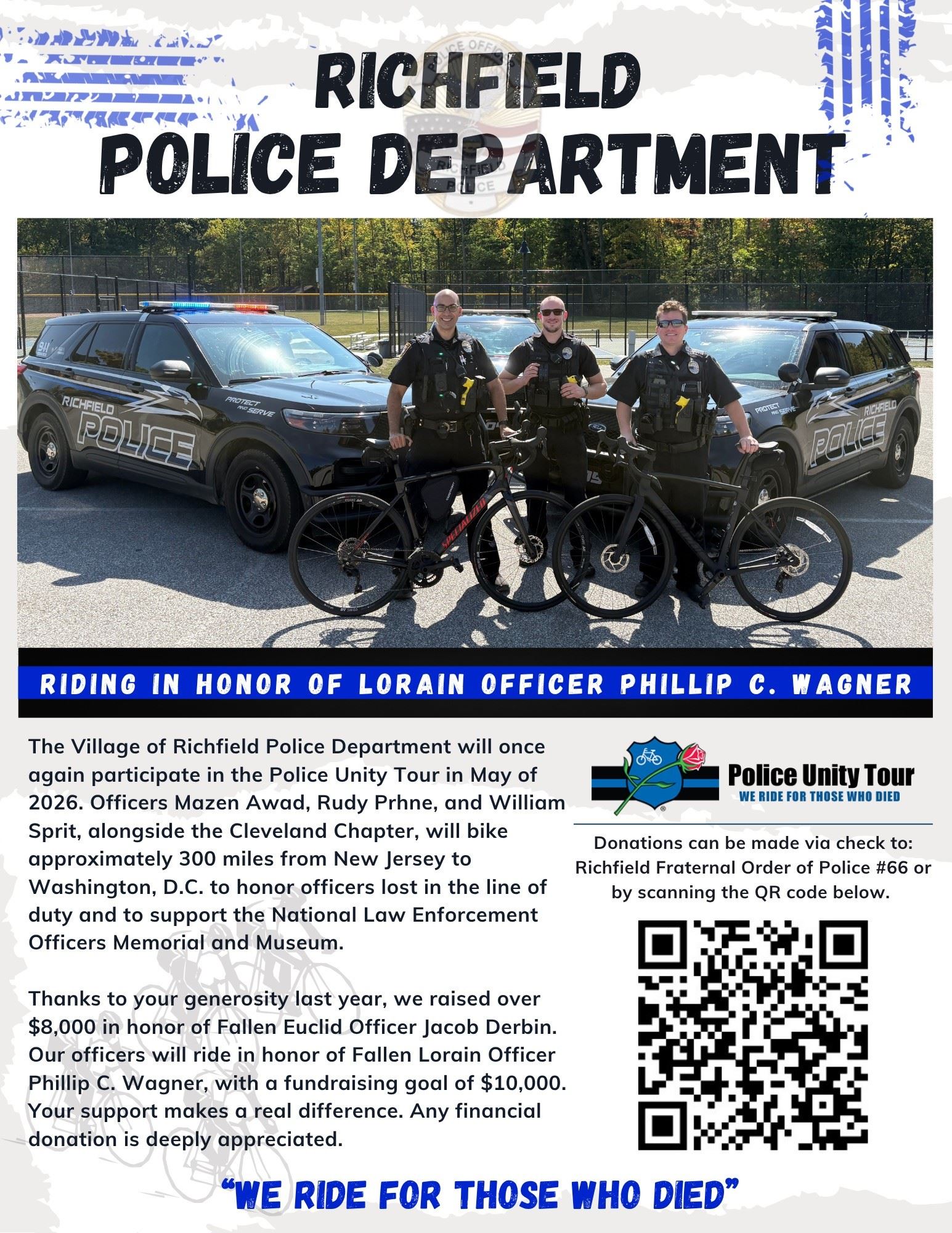 Police Unity Tour 2026