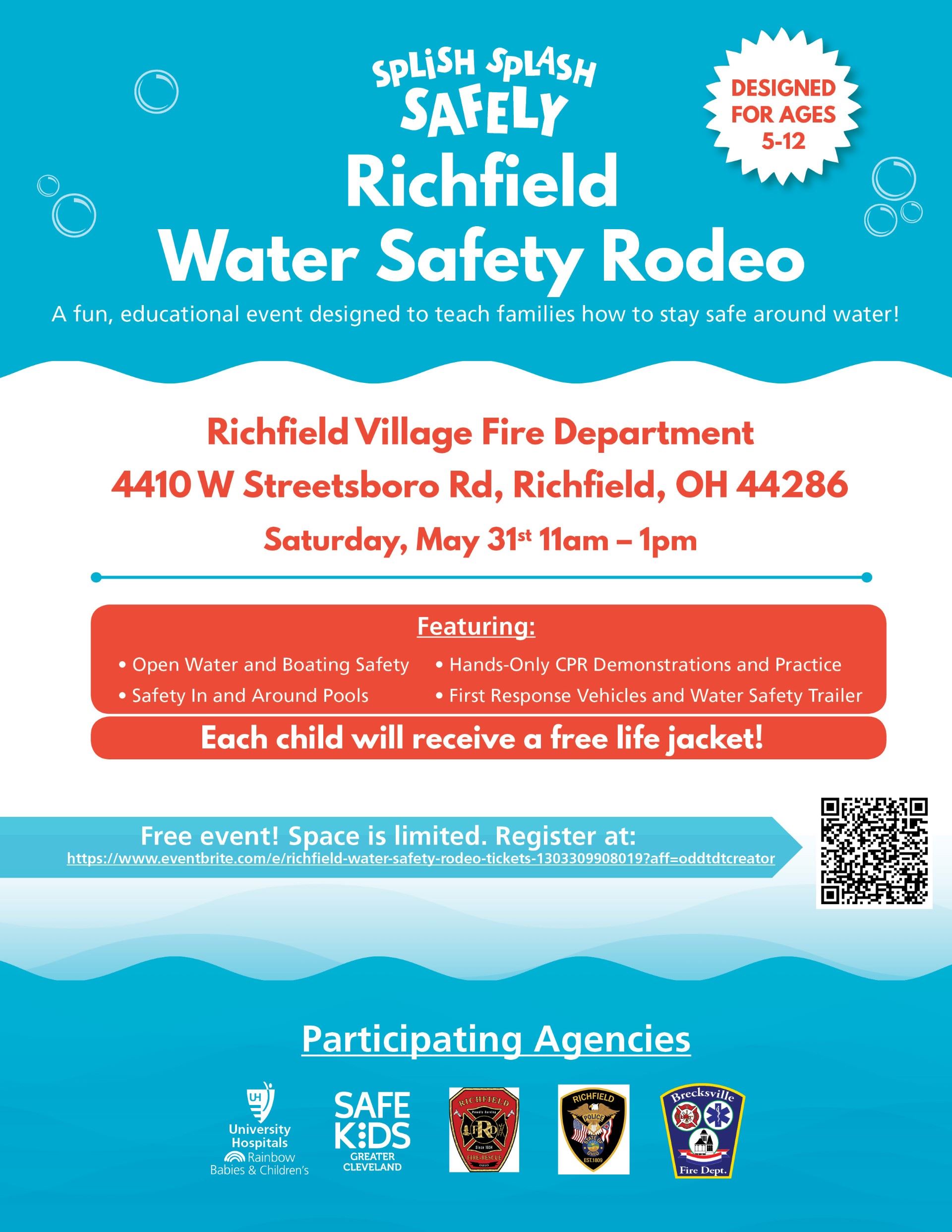 Water Safety Rodeo Flyer 2025_Richfield